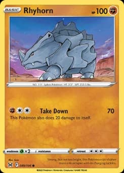 Rhyhorn Lost Origin 89