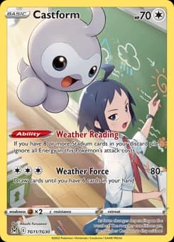 Castform Lost Origin Trainer Gallery TG11