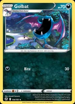 Golbat Silver Tempest 104