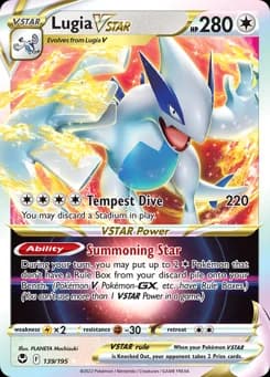Lugia VSTAR Silver Tempest 139
