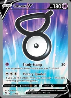 Unown V Silver Tempest 176