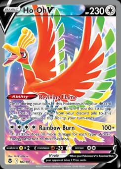 Ho-Oh V Silver Tempest 187