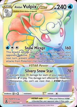 Alolan Vulpix VSTAR Silver Tempest 197