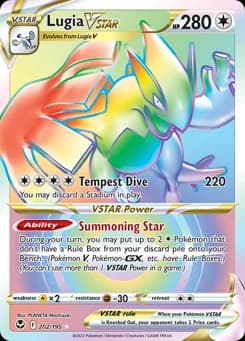 Lugia VSTAR Silver Tempest 202