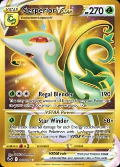 Serperior VSTAR Silver Tempest 210