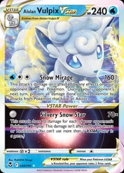 Alolan Vulpix VSTAR Silver Tempest 34