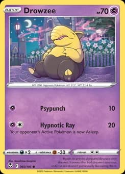 Drowzee Silver Tempest 60
