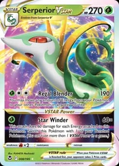 Serperior VSTAR Silver Tempest 8