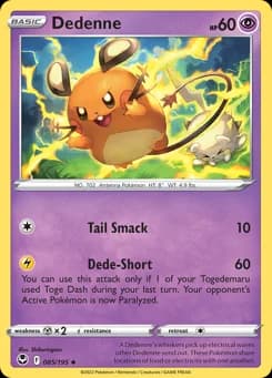 Dedenne Silver Tempest 85