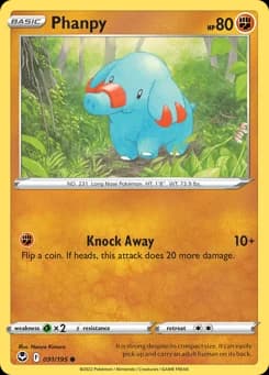 Phanpy Silver Tempest 91