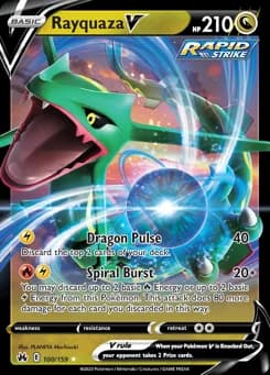 Rayquaza V Crown Zenith 100