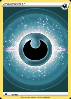 Darkness Energy Crown Zenith 158