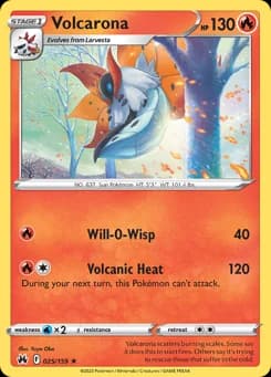 Volcarona Crown Zenith 25