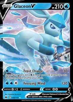 Glaceon V Crown Zenith 38