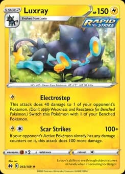 Luxray Crown Zenith 43