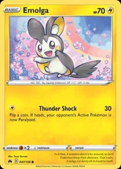 Emolga Crown Zenith 47