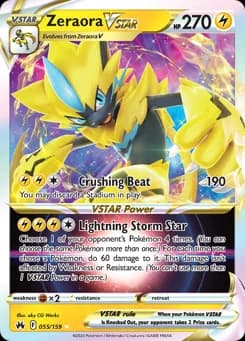 Zeraora VSTAR Crown Zenith 55