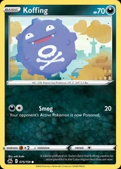 Koffing Crown Zenith 75