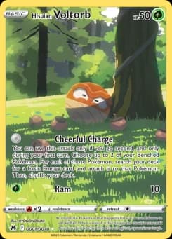 Hisuian Voltorb Crown Zenith Galarian Gallery GG01