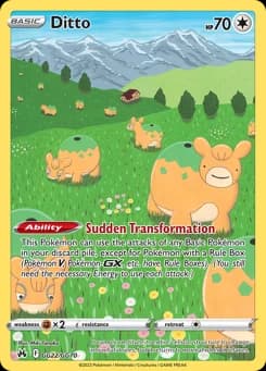 Ditto Crown Zenith Galarian Gallery GG22