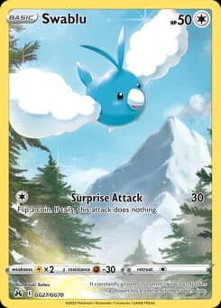 Swablu Crown Zenith Galarian Gallery GG27