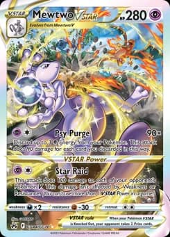 Mewtwo VSTAR Crown Zenith Galarian Gallery GG44