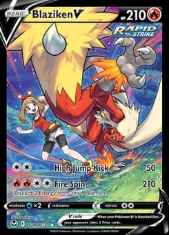 Blaziken V Silver Tempest Trainer Gallery TG14