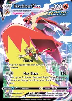 Blaziken VMAX Silver Tempest Trainer Gallery TG15