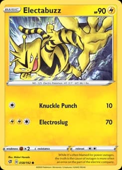 Electabuzz Rebel Clash 58