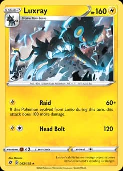 Luxray Rebel Clash 62