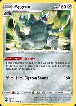 Aggron Darkness Ablaze 123