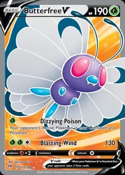 Butterfree V Darkness Ablaze 177