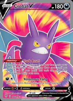 Crobat V Darkness Ablaze 182