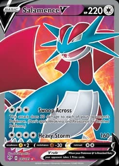 Salamence V Darkness Ablaze 185