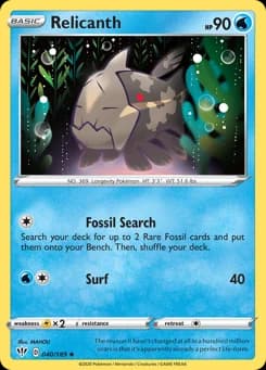 Relicanth Darkness Ablaze 40
