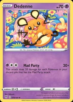 Dedenne Darkness Ablaze 78