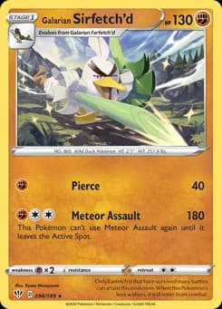 Galarian Sirfetch'd Darkness Ablaze 98