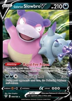Galarian Slowbro V Darkness Ablaze 99