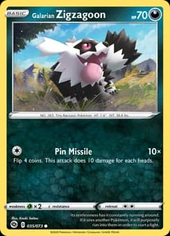 Galarian Zigzagoon Champion's Path 35