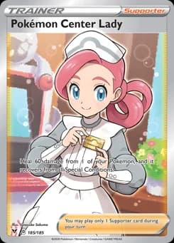 Pokémon Center Lady Vivid Voltage 185
