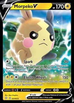 Morpeko V Shining Fates 37