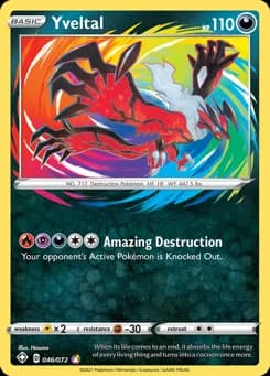 Yveltal Shining Fates 46
