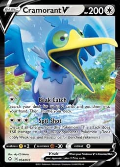 Cramorant V Shining Fates 54