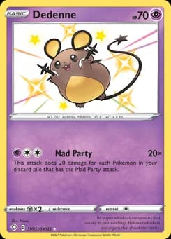 Dedenne Shining Fates Shiny Vault SV051