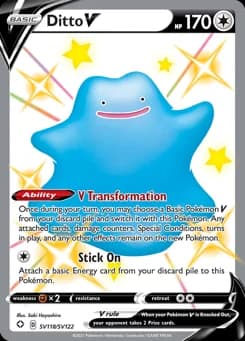 Ditto V Shining Fates Shiny Vault SV118