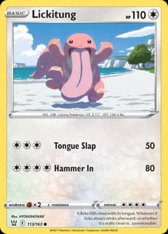 Lickitung Battle Styles 113