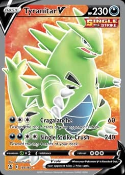 Tyranitar V Battle Styles 154