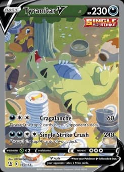 Tyranitar V Battle Styles 155