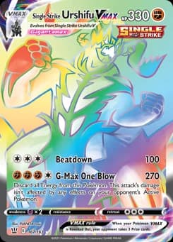 Single Strike Urshifu VMAX Battle Styles 167