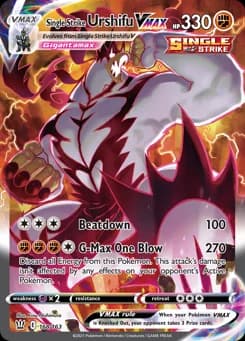 Single Strike Urshifu VMAX Battle Styles 168